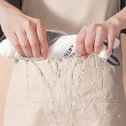 Cat Coral Velvet Hand Towel